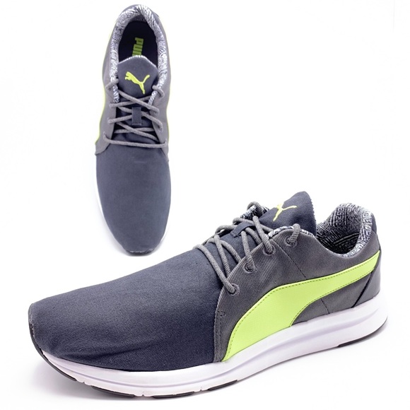 Puma Other - ⬇️ NWOB Puma 12 Gray Green Textile Sneakers